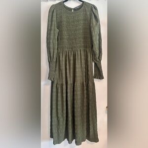 Smocked maxi dress